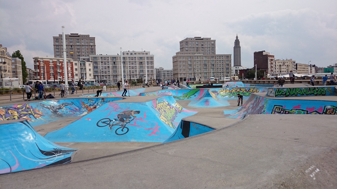 Skate Park de la Porte Océane: Skatepark du Havre - panoramio