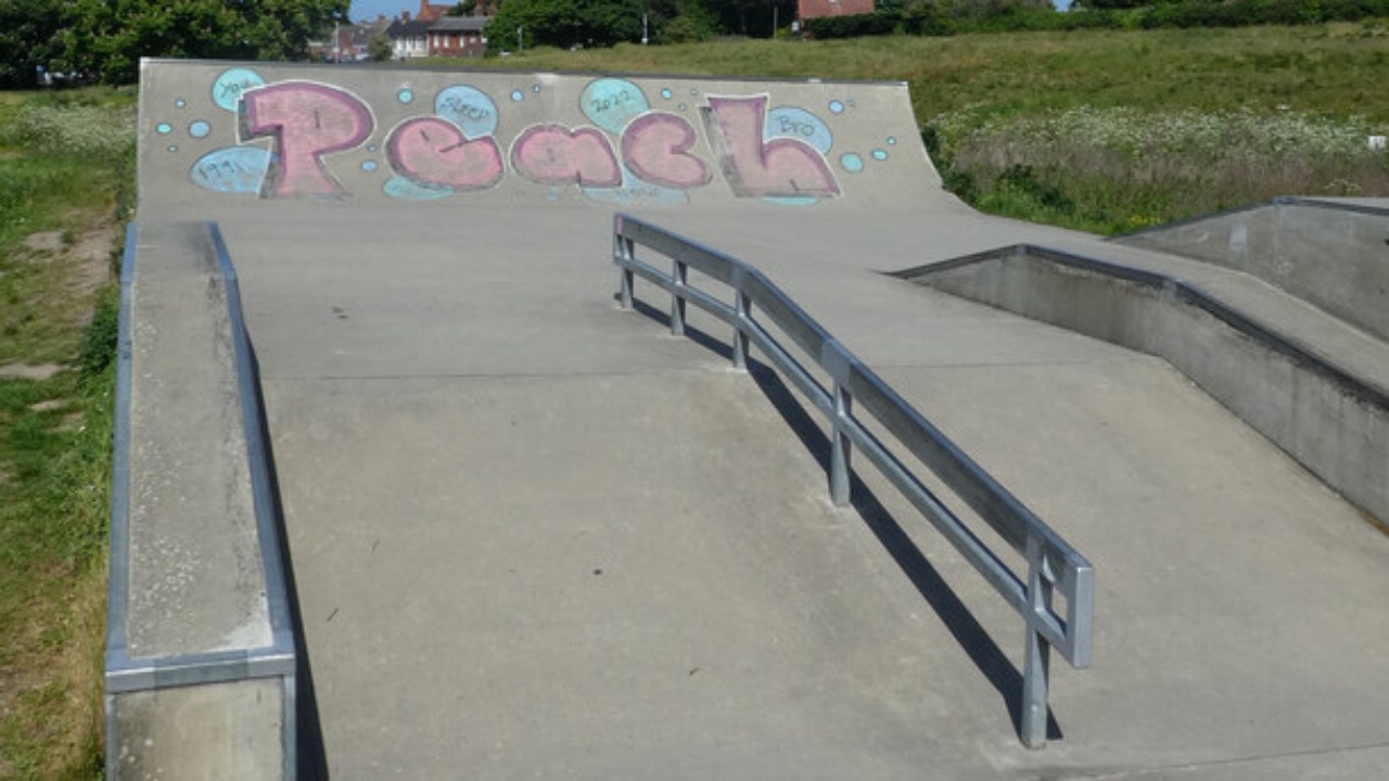 Skatepark: The skatepark, The Meadow, Cromer