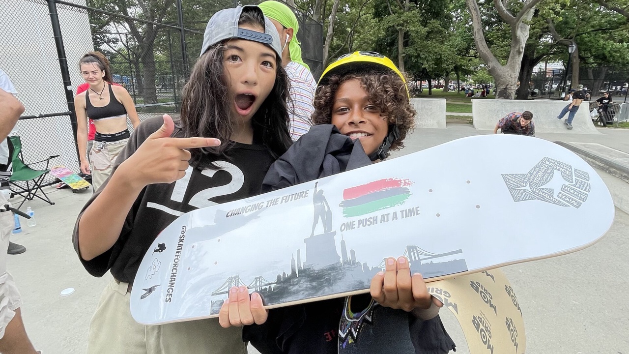 Cooper Park Skatepark: Skate Contest Prize Skate4Changes