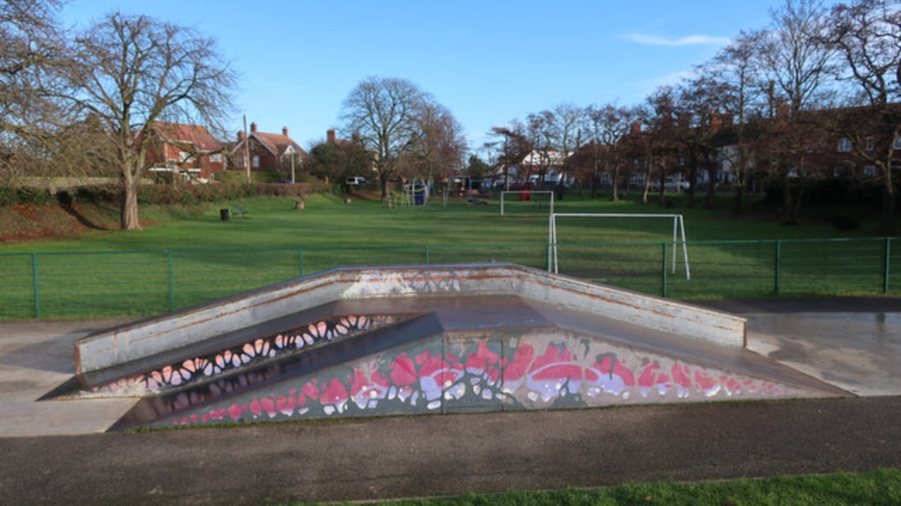 Skatepark: Skate park in Heacham
