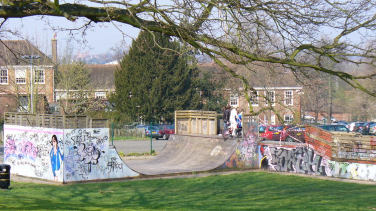 Skatepark: Skate Park, Stoke Park - geograph.org.uk - 385262