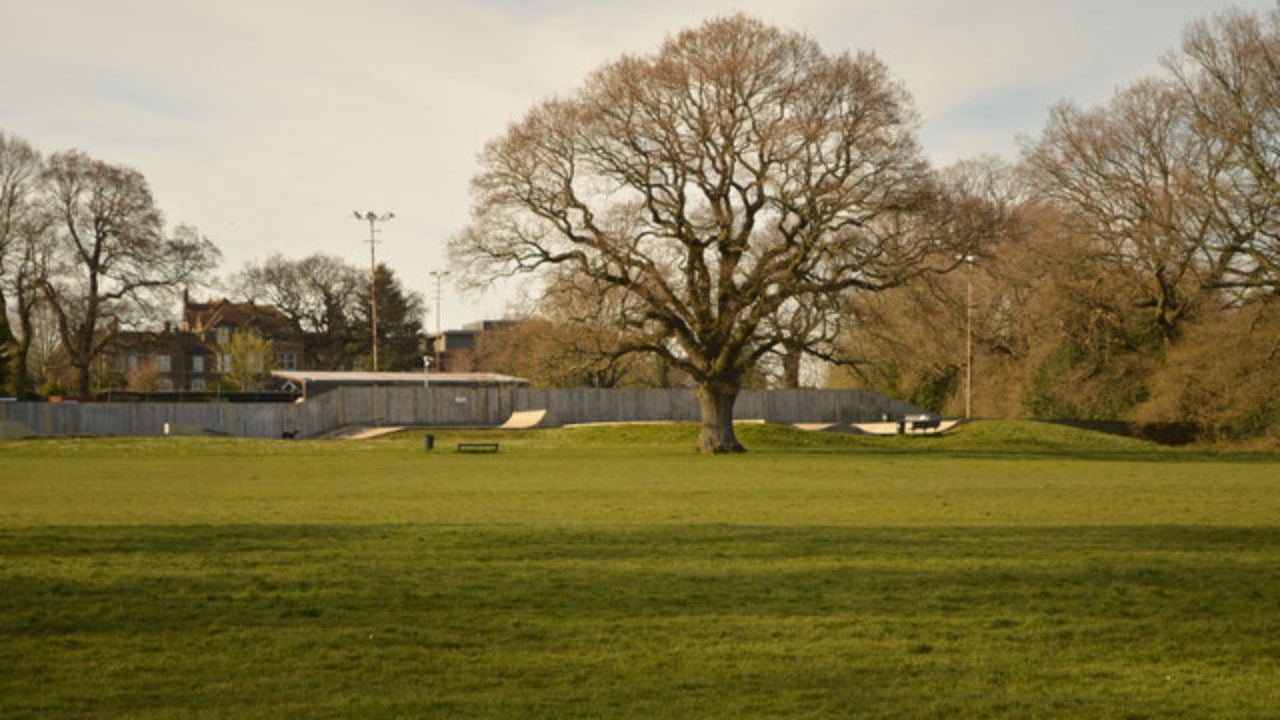 Skatepark: Deserted skate park