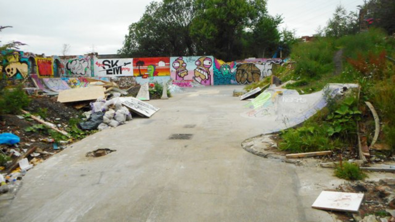 The Arches DIY Skatepark: Former skate park