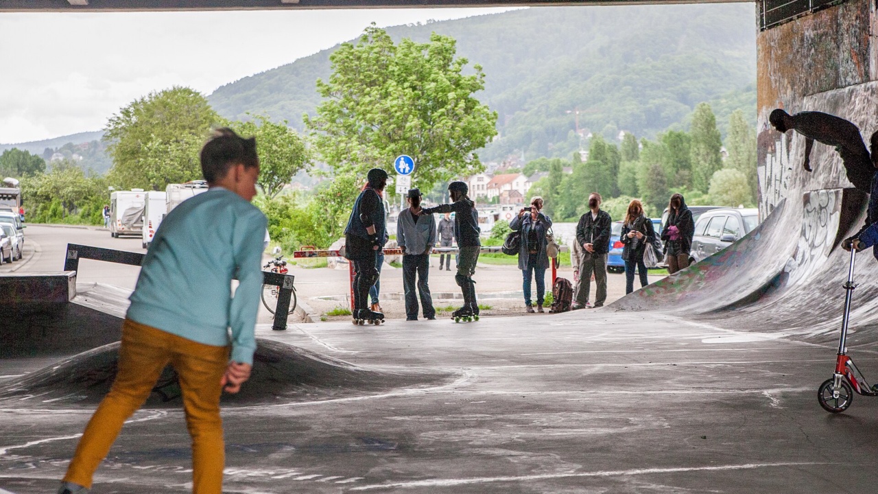 Iqbal-Ufer Skatepark: Skatepark-Unterfuehrung-Ernst-Walz-Bruecke-Heidelberg-Germany-01
