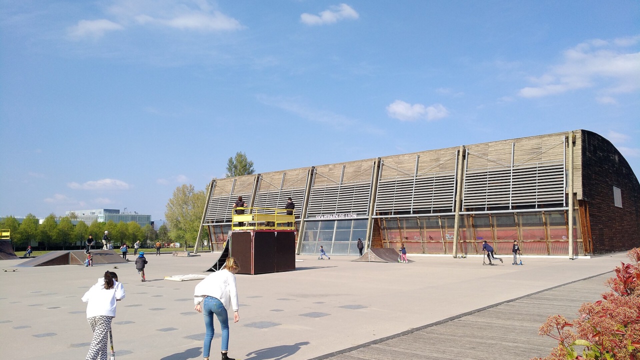 Skate parc de Gerland 2: Parc de Gerland - Skatepark de Lyon (avr 2021)