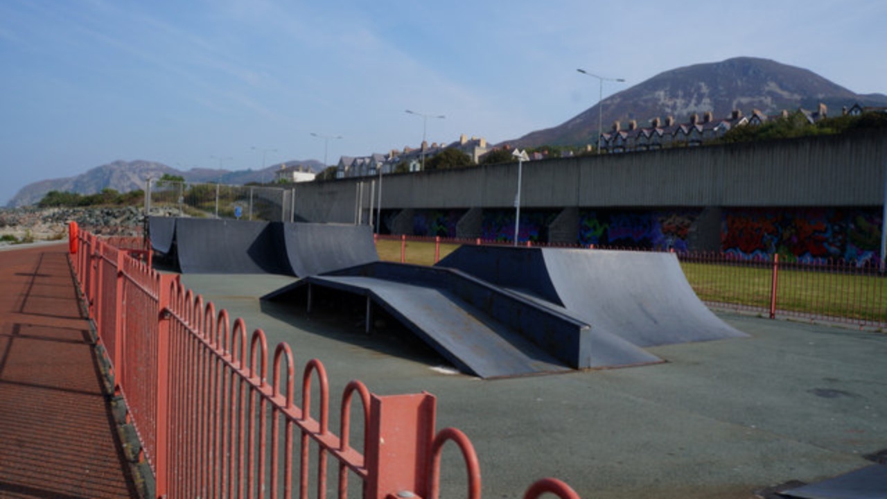 Skatepark: Skate park at Penmaenmawr