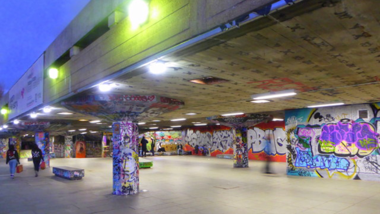 Southbank Undercroft: Queen Elizabeth Hall Undercroft skate park