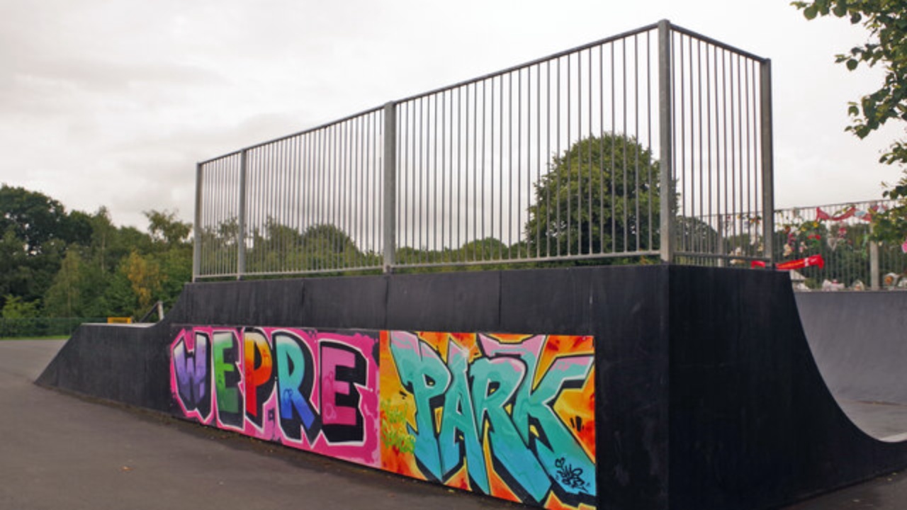 Wepre Skatepark: Wepre Park - skatepark