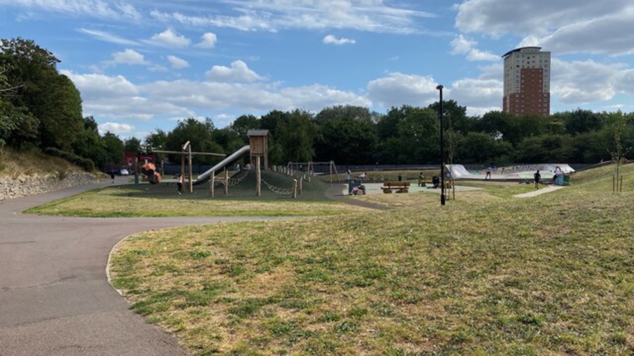 Deptford Skate Park: Play space, Folkestone Gardens, Deptford