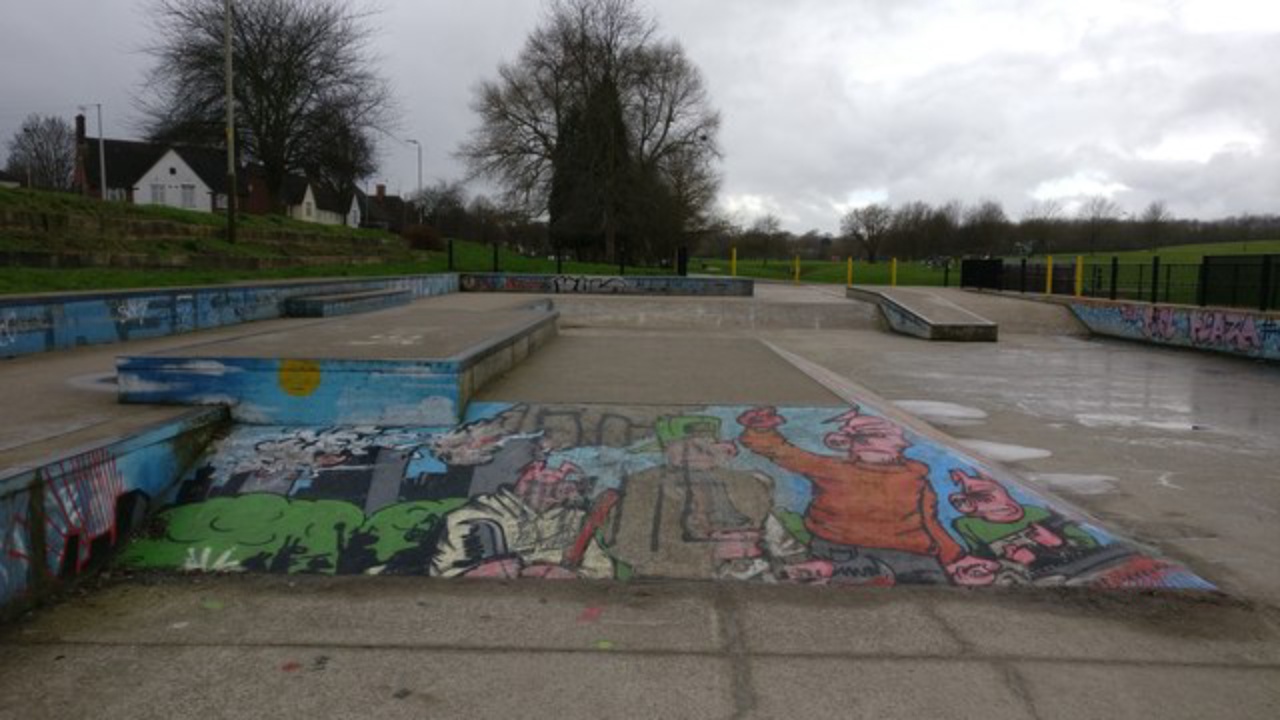 Skatepark: Skate park at Braunstone Park