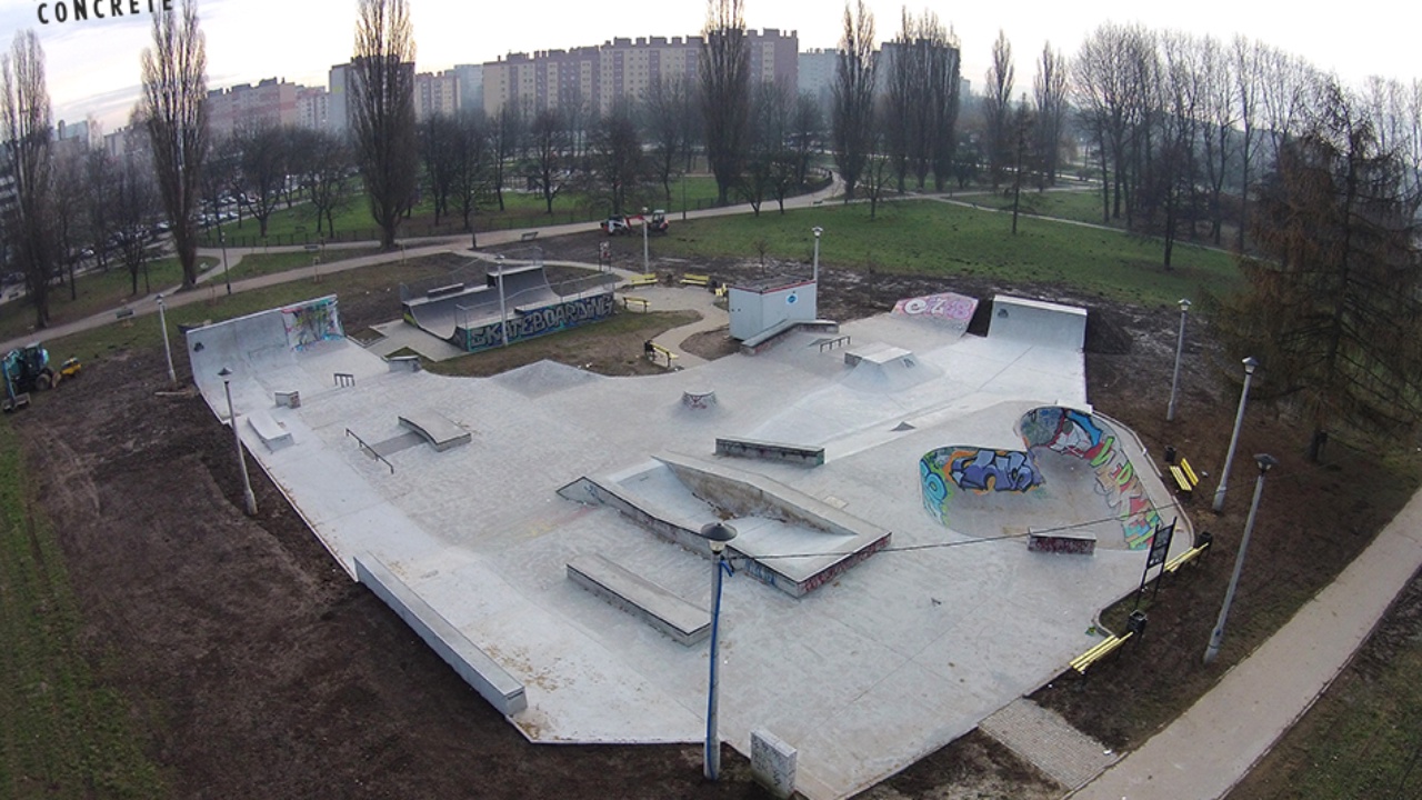 Mistrzejowice Skatepark: Skatepark krakow mistrzejowice 14