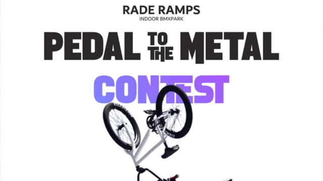 The poster for Pedal To The Medal at Rade Ramps